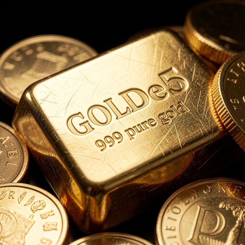 24K gold bars and coins for investment